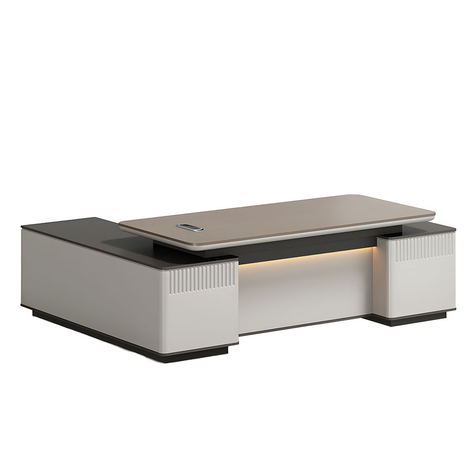 Luxury Executive Desk with File Cabinet LBZ-2058