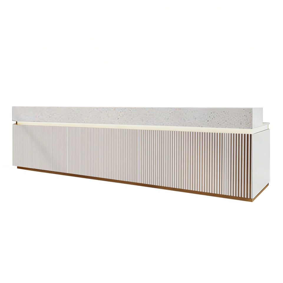 Modern Reception Desk 63-157 in Wide for Office Lobby
