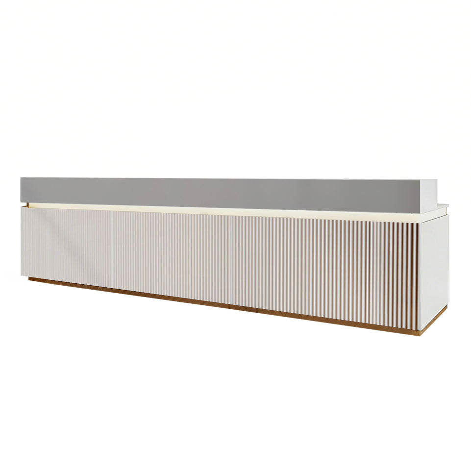 Modern Reception Desk 63-157 in Wide for Office Lobby