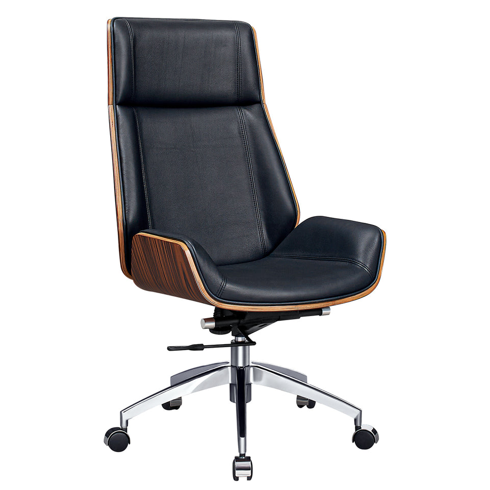 Modern Leather Office Chair with Adjustable Height & 360° Swivel TY310(In Stock)