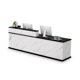 Corner Straight Stylish Reception Desk with Keyboard Tray and Drawers for Offices and Hotel Lobbies JDT-712(Sale Event)
