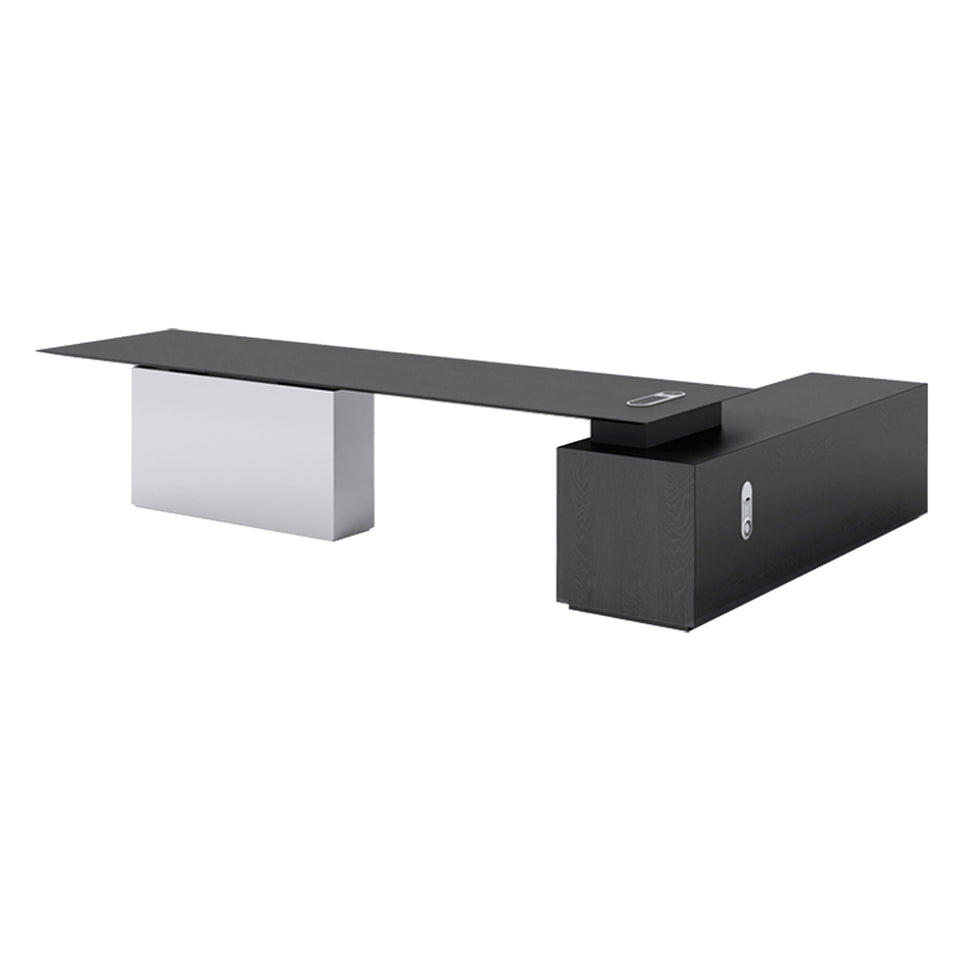 Futuristic Executive Office Desk With Smart Lift And Ample Storage LBZ-2176