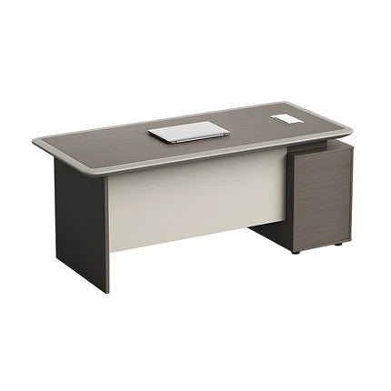 Premium Spacious Office Desk Aluminum Edge Scratch Resistant Lockable Drawers BGZ-2061