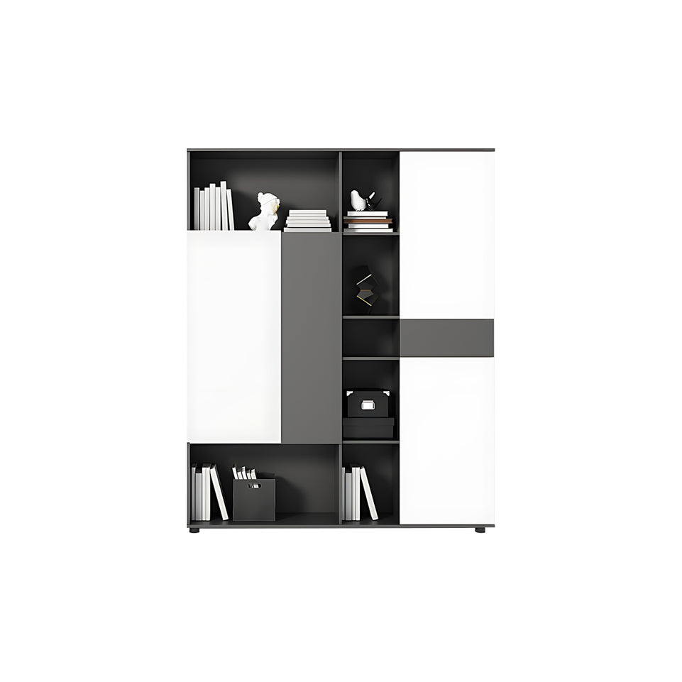 High-End Executive Desk Set With Secure Storage And Smart Cable Management LBZ-2146