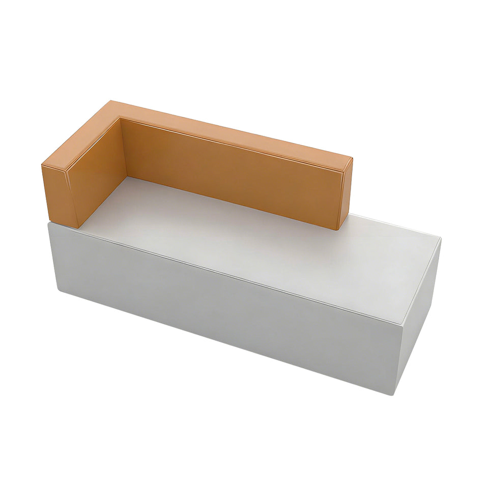 Premium Modular Leather Corner Sofa with High-Resilience Cushions for Office Lounges, Reception, and Meeting Areas JDZH-2080