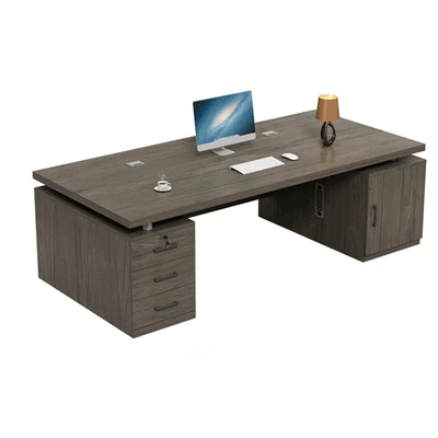 Modern Minimalist and Simple Executive Desk and Chair Set for Home or Office Use LBZ-10131