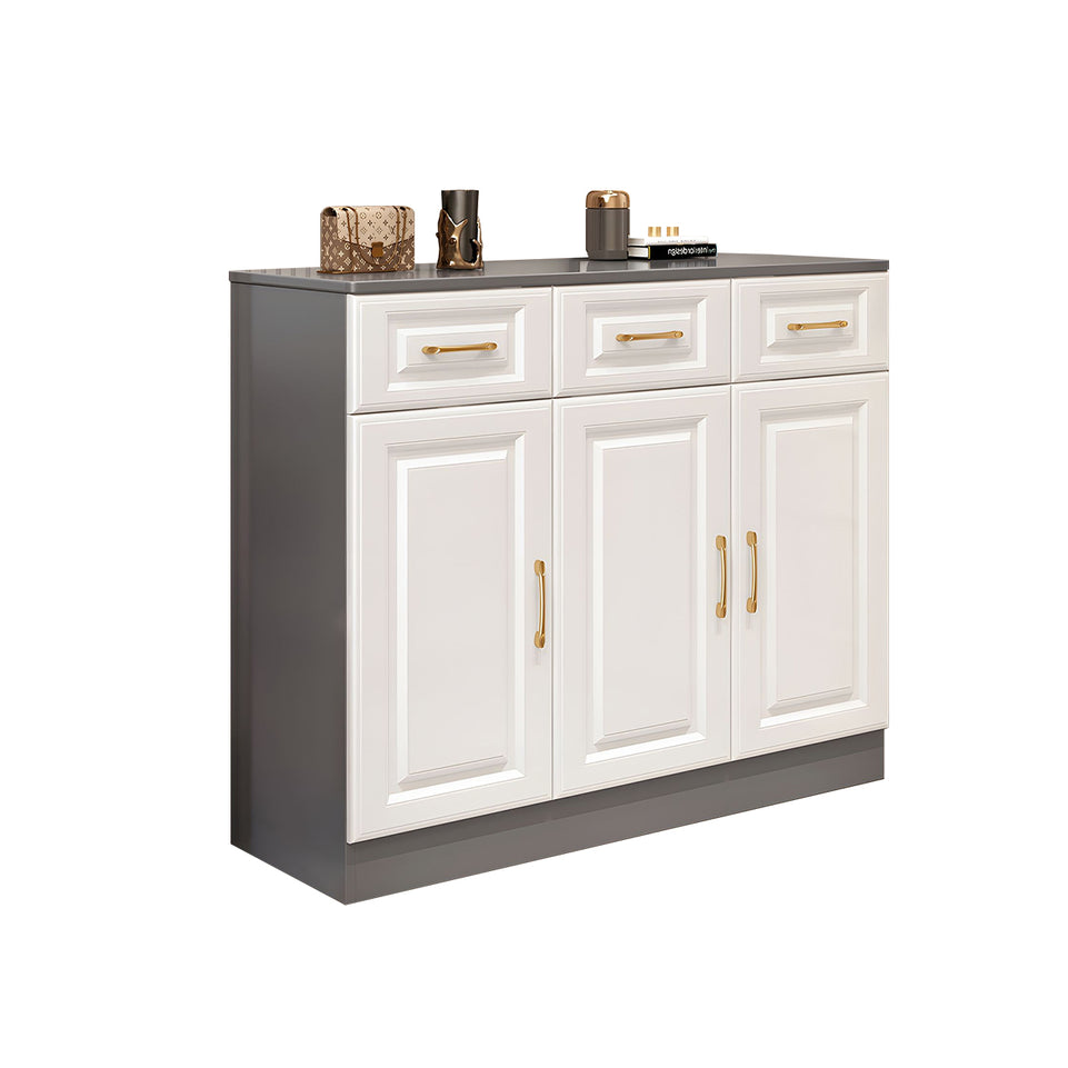 Sleek Contemporary Wooden Entryway Shoe Cabinet For Hallways And Living Rooms With Adjustable Shelves CWG-2162