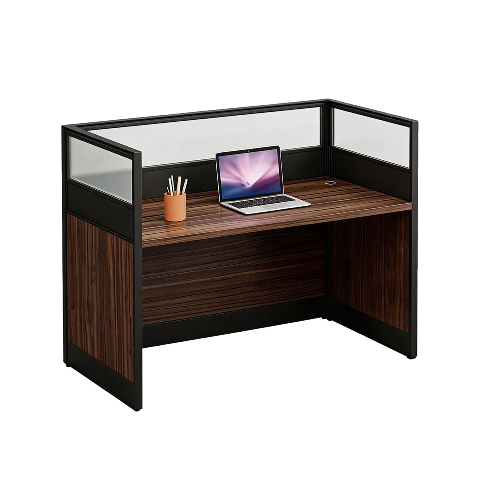 Efficient Office Setup: Modern Staff Desk and Chair Set with Computer Desk BGZ-006