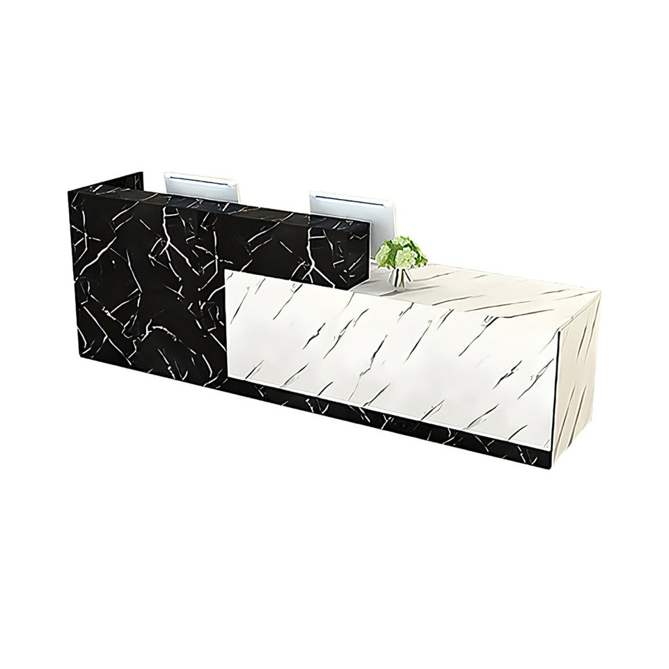 Two-Tone Modern Reception Desk JDT-047
