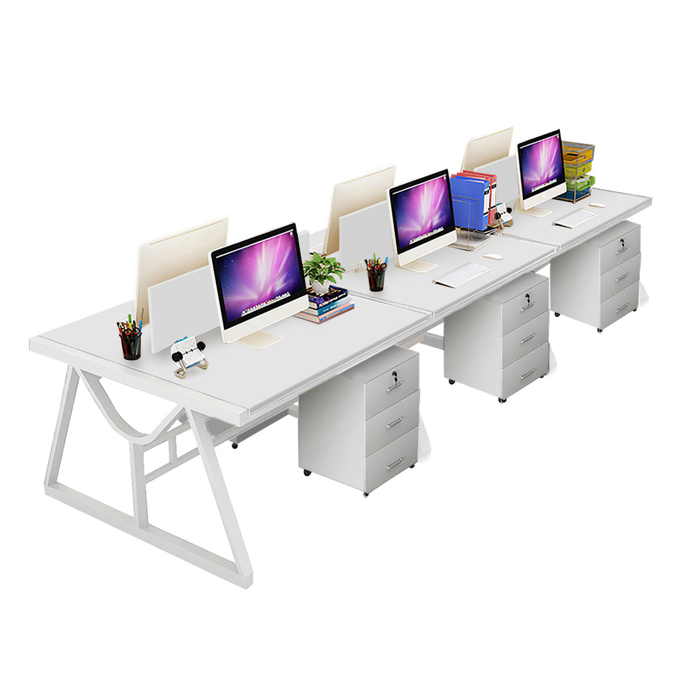 Minimalist Face-to-Face Office Desk with Mobile Storage Cabinet BGZ-2020