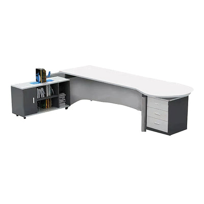 Executive Office Desk Computer Furniture Side Filing Cabinet Creative Style Design LBZ-1018