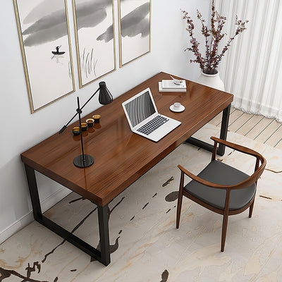 Solid Wood Office Computer Desk Staff Home Living Room Single Person Table YGZ-1049