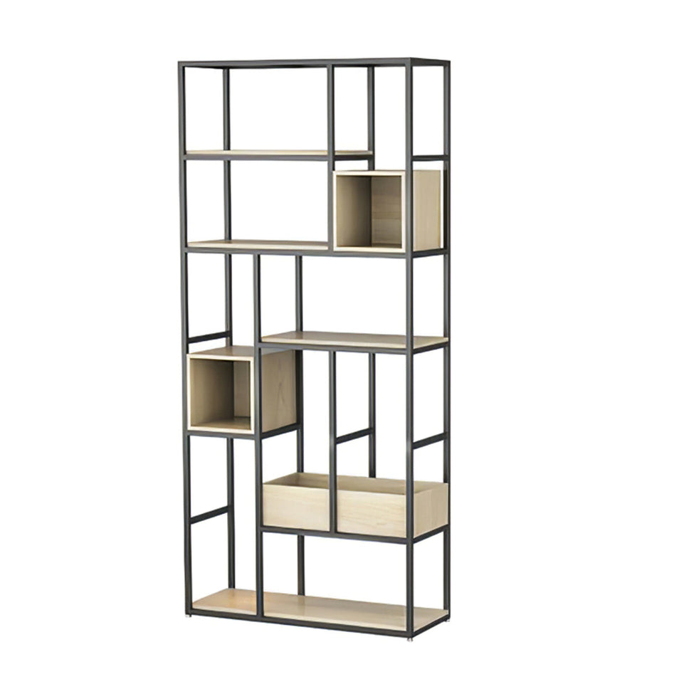 Multi-Functional Iron Frame Divider Storage Shelf for Offices & Living Room CWG-2053