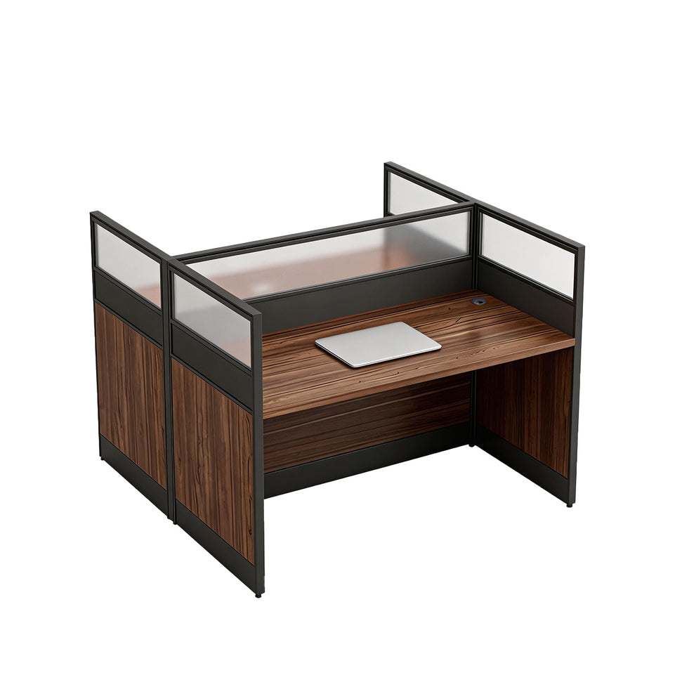 Efficient Office Setup: Modern Staff Desk and Chair Set with Computer Desk BGZ-006