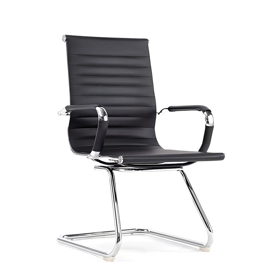 Modern Boat-Shaped Conference Table with Cable Management Ports HYZ-2034