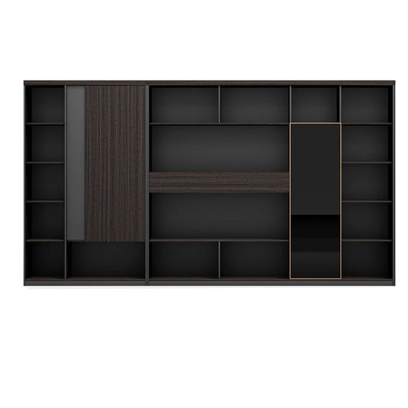 Luxury Walnut Color Executive Desk with Dial Lock Desk with Side Cabinet Customizable LBZ-1090