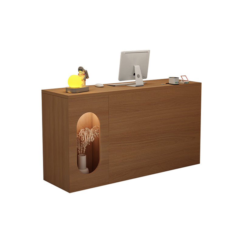Light Luxury Women's Clothing Store Cashier Simple Retro Front Desk Reception Desk JDT-10143
