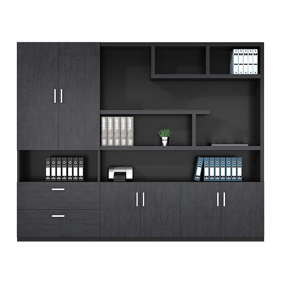 Modern Minimalist Executive Office Desk and Chair Combination with Cabinet LBZ-10158