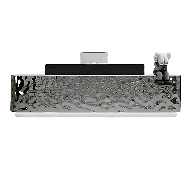 Modern Simple Stainless Steel Reception Cashier Counter Front Desk JDT-7101