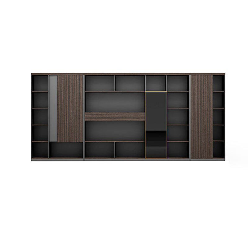 Luxury Walnut Color Executive Desk with Dial Lock Desk with Side Cabinet Customizable LBZ-1090