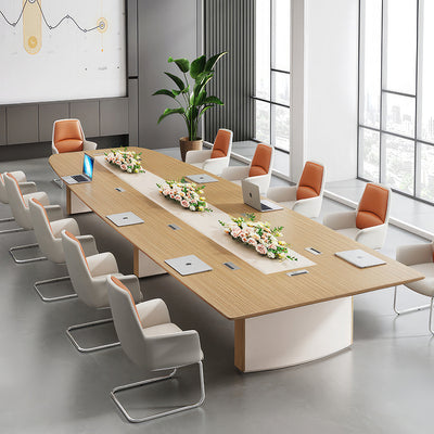 Office Desk Furniture Business Negotiation Conference Table New Deluxe Panel Large Capacity Desk HYZ-1029