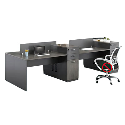 Classic Work Computer Desk Office Wooden Fashion Modern Desk with Storage Providing a Spacious and Organized Work Environment YGZ-10104