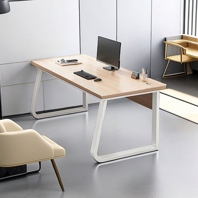 Office Desk Furniture Fashion Studio Work Writing Desk Spacious Desktop with Panel Design YGZ-1087