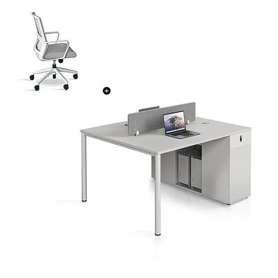 Staff Office Desk and Chair Modern and Simple Two Person Staff Card Seat Computer Desk YGZ-1028