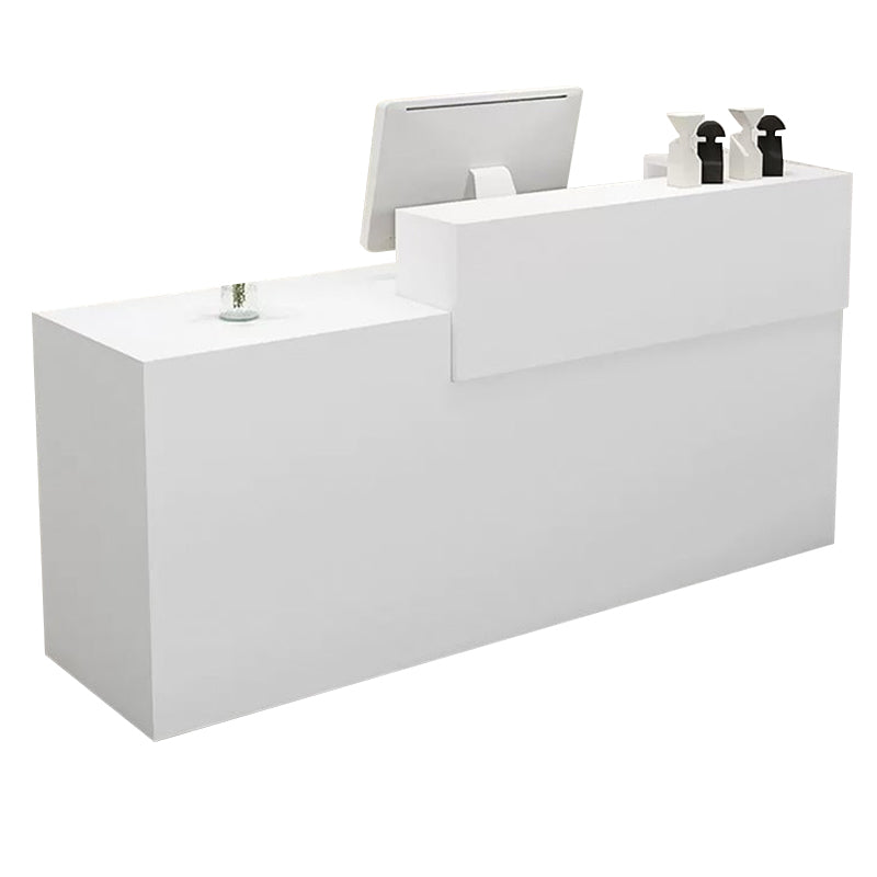 Modern Straight Versatile Front Desk with Versatile Storage and Custom for Offices JDT-1098