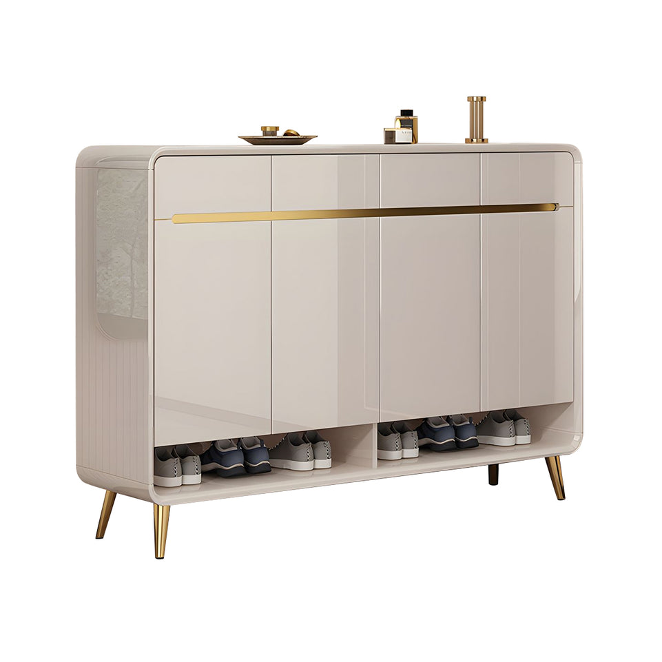 Luxury High-End Shoe Cabinet With Spacious Storage – Modern Glossy Lacquered Entryway Organizer CWG-2160