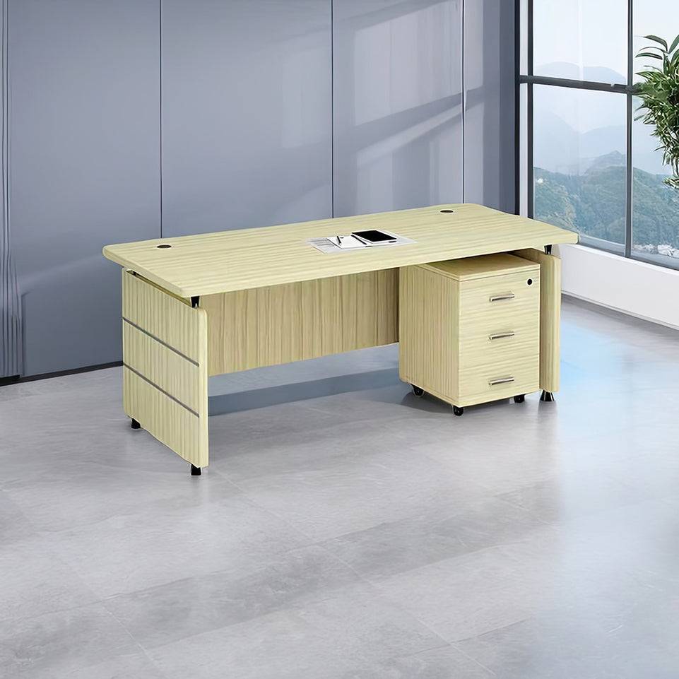 Customizable Single Office Desk Simple Design for Office Boss and Staff with Drawers Employee Computer Desk YGZ-1046