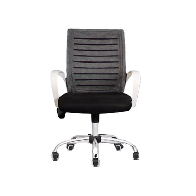 Ergonomic Computer Chair Mesh Mid Back Workstation Classic Black Chair Timeless Style and Comfort BGY-1031