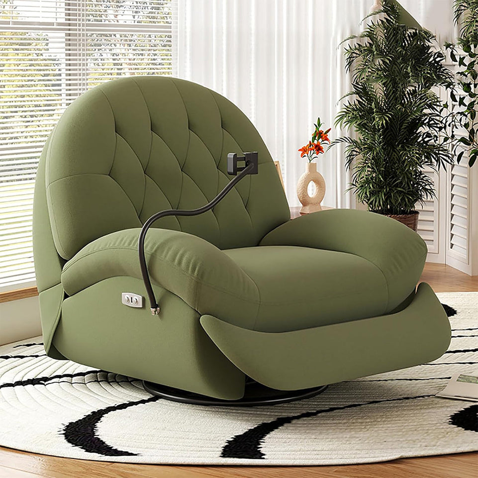 Multi-Functional Semi-Circular Backrest Recliner Sofa with Phone Holder DDSF-2010