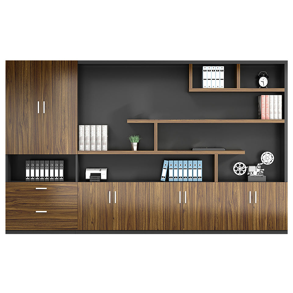 Modern Minimalist Executive Office Desk and Chair Combination with Cabinet LBZ-10158