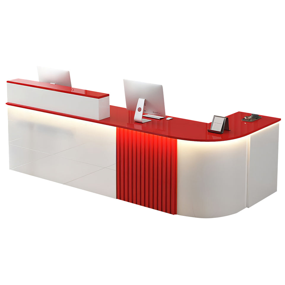 L-shaped Office Small Reception Desk Store Counter JDT-2117