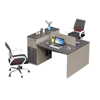 Classic Computer Desk Modern Office Storage Desk Mutual Supervision Capabilities YGZ-10100