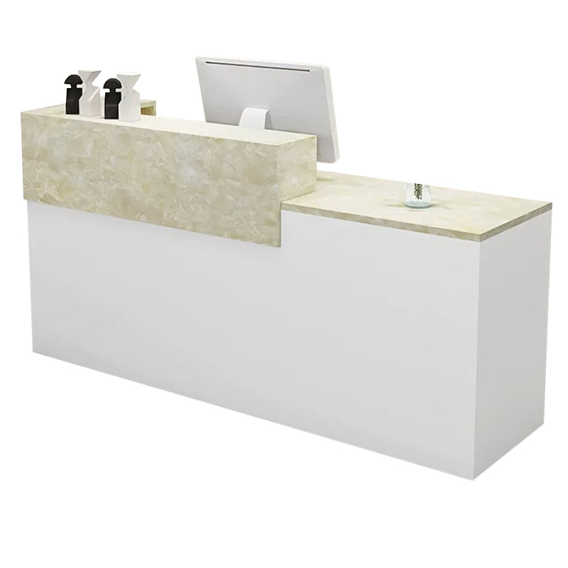 Modern Straight Versatile Front Desk with Versatile Storage and Custom for Offices JDT-1098