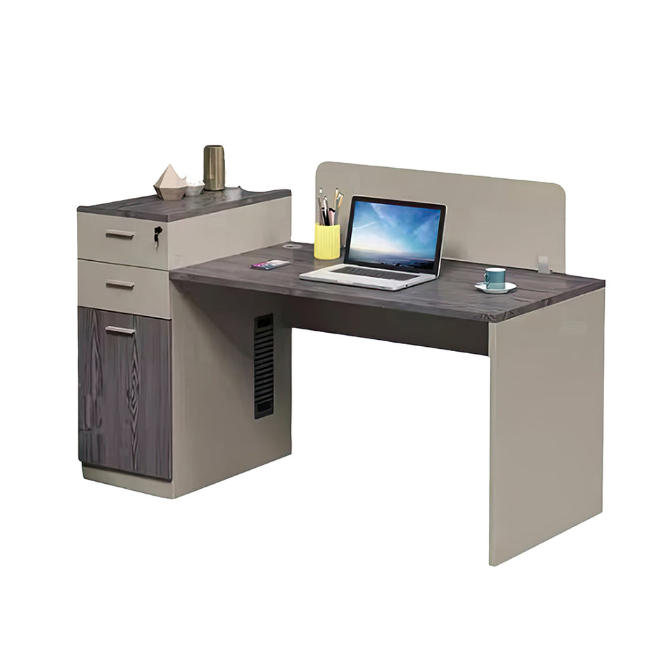 Classic Computer Desk Modern Office Storage Desk Mutual Supervision Capabilities YGZ-10100