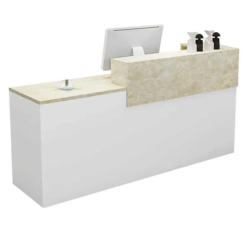 Modern Straight Versatile Front Desk with Versatile Storage and Custom for Offices JDT-1098