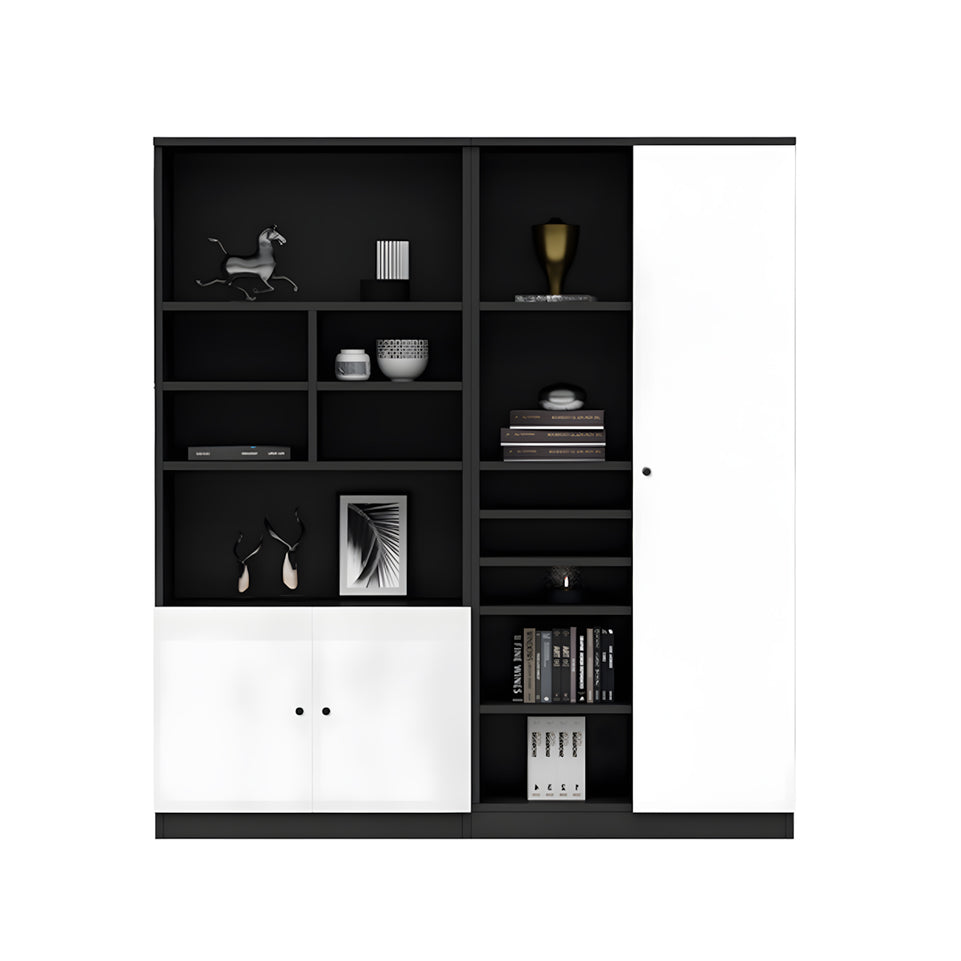 Office Executive Desk With curtain board with wiring hole Steel Leg Adjuster Foot LBZ-1078