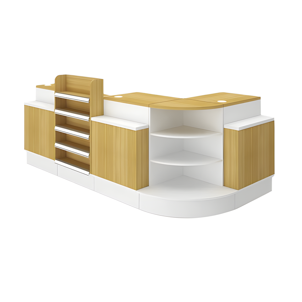 Supermarket convenience store small bar counter front desk reception desk JDT-7107