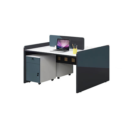 Staff Computer Office Desk Panel style Two Person Financial Workstation YGZ-1068