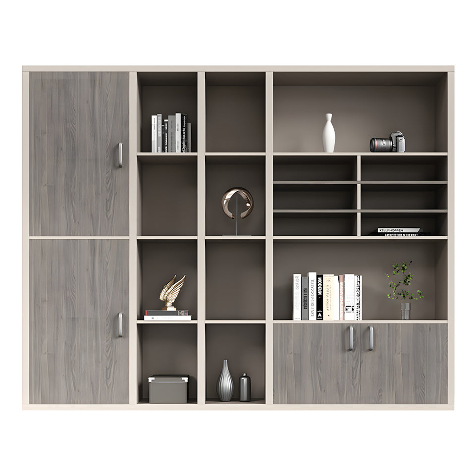 Executive Desk For Work Office Desk With side cabinet For PC With Vent Curtain Board with Wiring BOX LBZ-1073