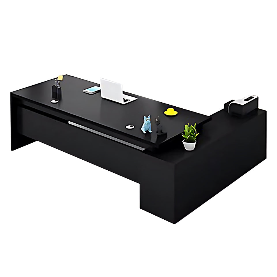 Sophisticated and Practical Executive Desk and Chair Set for a Modern Workspace LBZ-2133