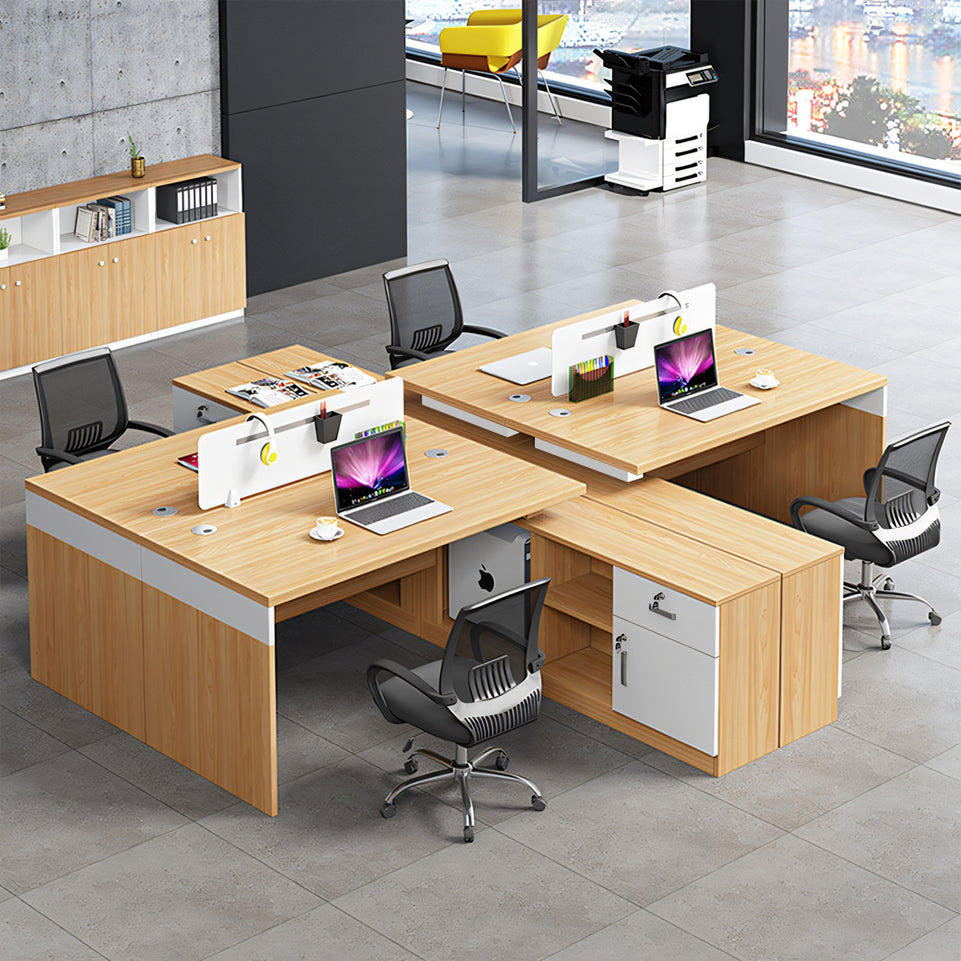 Modern Office Lockable Executive Desk and Chair Set for Managers and Executives-BGZ-160
