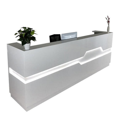 Front Desk Company Reception Desk Simple and Fashionable Imitation Marble Commercial Center Reception JDT-10103
