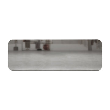Salon Reception Desk 39-71 in Wide with Keyboard Tray, Stainless Steel & Lockable