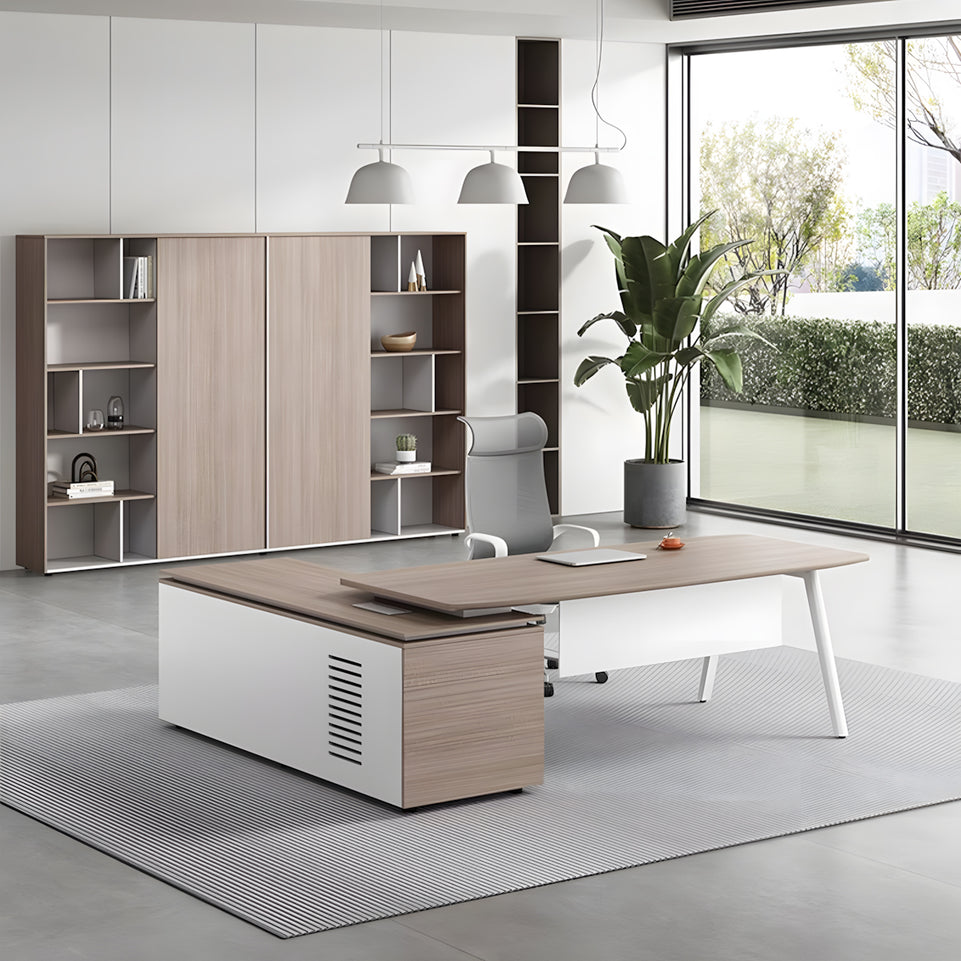 Dimple Executive Desk Manager Desk Supervisor Office Desk and Chair Dimple Modern President Table LBZ-1087