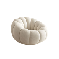 Cream Style Lazy Sofa Reclining Sleepy Pumpkin Sofa Chair BSF-2066