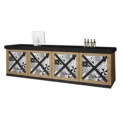 Retro Industrial Style Bar Bar Company Front Desk Reception Desk JDT-10145